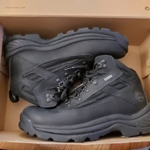 Black Timberland Hiking Boots Women 9.5